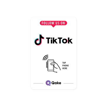 Qake TikTok Follower NFC Card for Instant Audience Growth on TikTok